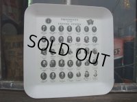 60s Vintage Tray / President Of The U.S  (NK054) 