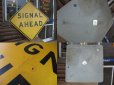 画像3: Vintage ROAD Sign / SIGNAL AHEAD (NK-052)  (3)