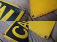 画像2: Vintage ROAD Sign / CAUTION #9 (NK-050)  (2)