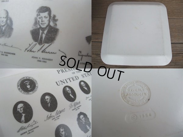 画像2: 60s Vintage Tray / President Of The U.S  (NK054) 