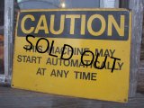 Vintage ROAD Sign / CAUTION #9 (NK-050) 
