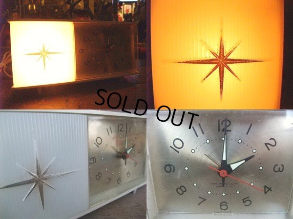 画像2: Vintage WC Lighted Table Clock #D (NK-072)