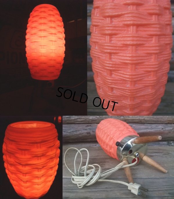 画像3: Vintage Plastic Table Lamp #A (NK073)