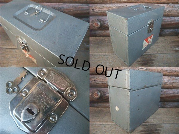 画像2: Vintage File Box w/key #B (NK-094)