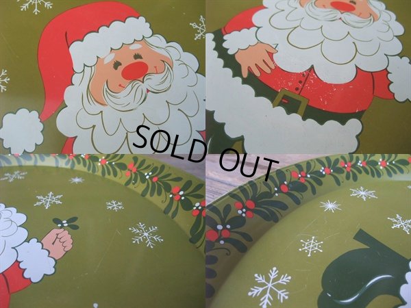 画像2: Vintage Tin Tray / X'mas SANTA (NK-135)