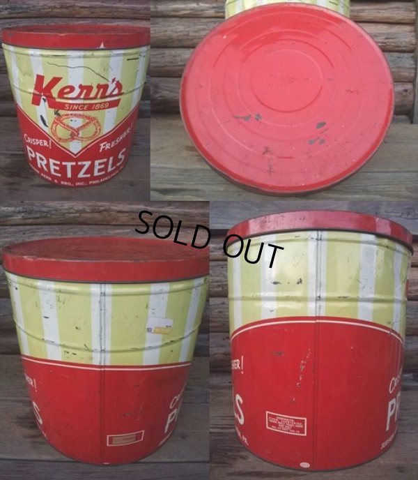 画像2: Vintage Kerr's Pretzel Tin Can (NK-143)