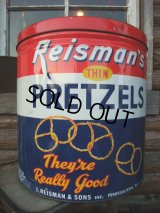 Vintage Reisman's Pretzel Tin Can (NK-145)