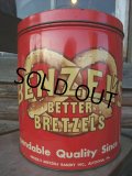 Vintage Benzel's Bretzel Tin Can (NK144)