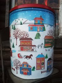 Vintage GE X'mas Tin Can (NK139)