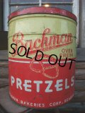 Vintage Bachman Pretzel Tin Can (NK-142)