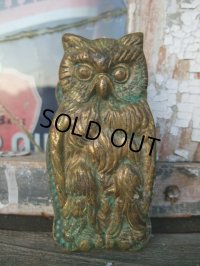 Vintage U.S.A. Owl Brass Clip (NR-301)