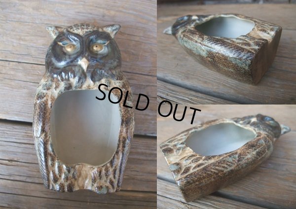 画像2: Vintage Owl Ceramic Ashtray (NR-303)