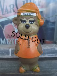 70s Vintage TRAVE LODGE Sleepy Bear Viny Doll
