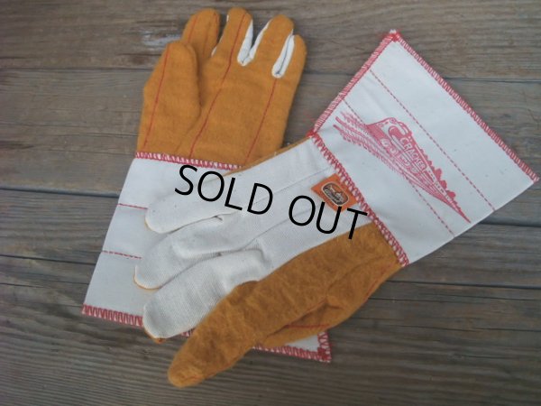 画像1: 50s VINTAGE Riegel Gloves CRACKER Work Glove (NR-306)