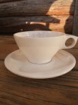 画像1: VINTAGE Booton ware Melamine White C/S (NR-336) (1)