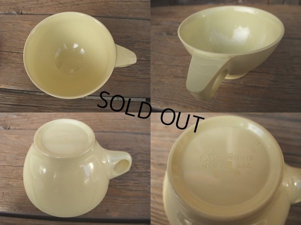 画像2: VINTAGE Booton ware Melamine Cream C/S (NR-334)