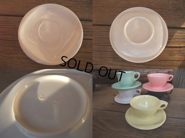 画像3: VINTAGE Booton ware Melamine White C/S (NR-336)