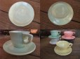 画像3: VINTAGE Booton ware Melamine Light Blue C/S (NR-338) (3)