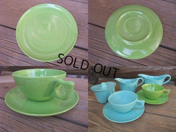 画像3: VINTAGE BRANCHELL Melamine Green C/S (NR-339)