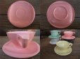 画像3: VINTAGE Booton ware Melamine Pink C/S (NR-335) (3)