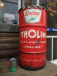 画像1: Vintage Drum SINCLAIR 120 lb Oil Can (NK-146) (1)