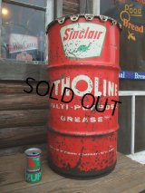 Vintage Drum SINCLAIR 120 lb Oil Can (NK-146)
