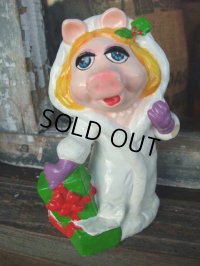 80s Vintage Miss Piggy Xmas Ornament #A (NK158)