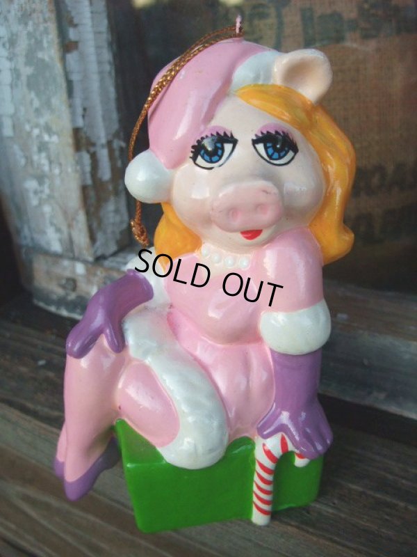 画像1: 80s Vintage Miss Piggy Xmas Ornament #B (NK159)