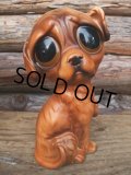 60s Vintage Ceramic BIG SAD EYES DOG #B (NK190) 