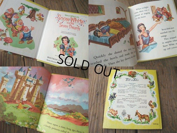 画像2: 50s Vintage Book / Disney Snow White #1 (NK-214)