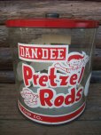 画像1: Vintage Pretzel Rods Store Display Can (NK-227) (1)