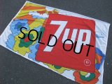 Vintage Peter Max 7UP Advertising Flag Banner (NK-244)