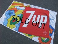Vintage Peter Max 7UP Advertising Flag Banner (NK-244)