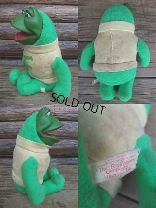 画像2: 70s Vintage Rushton NZR Freddie the Frog Doll (NK-256)