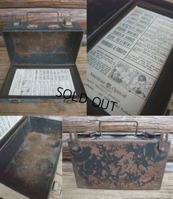 画像3: Vintage AO First AID Cabinet Box (NK250)