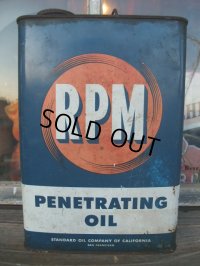 Vintage RPM 1GL Motor Gas/Oil  Can (NK-276) 