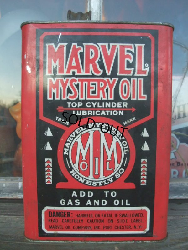 画像1: Vintage MARVEL MYSTERY 1GL Motor Gas/Oil  Can (NK-271) 
