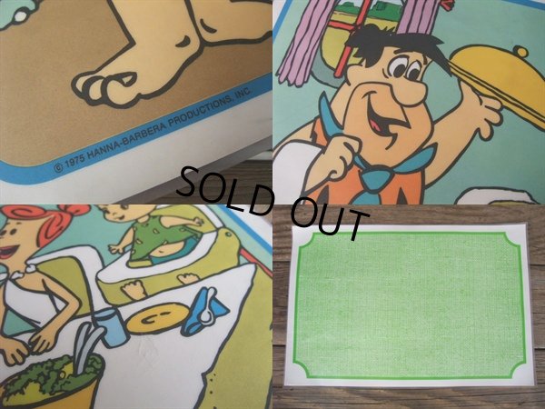 画像2: 70s Vintage Luch Mat FLINTSTONE (NK-300) 