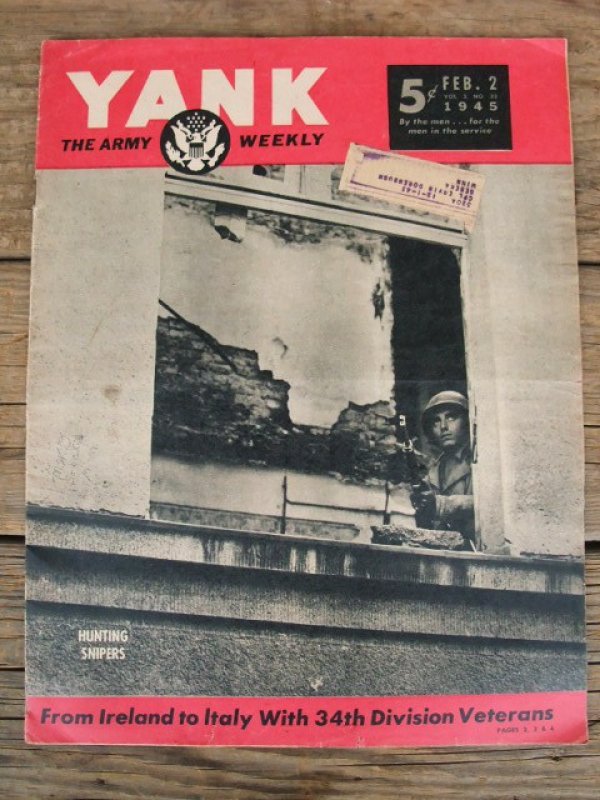 画像1: 40s YANK The Army Weekly Magazine / No33 (NK-329) 