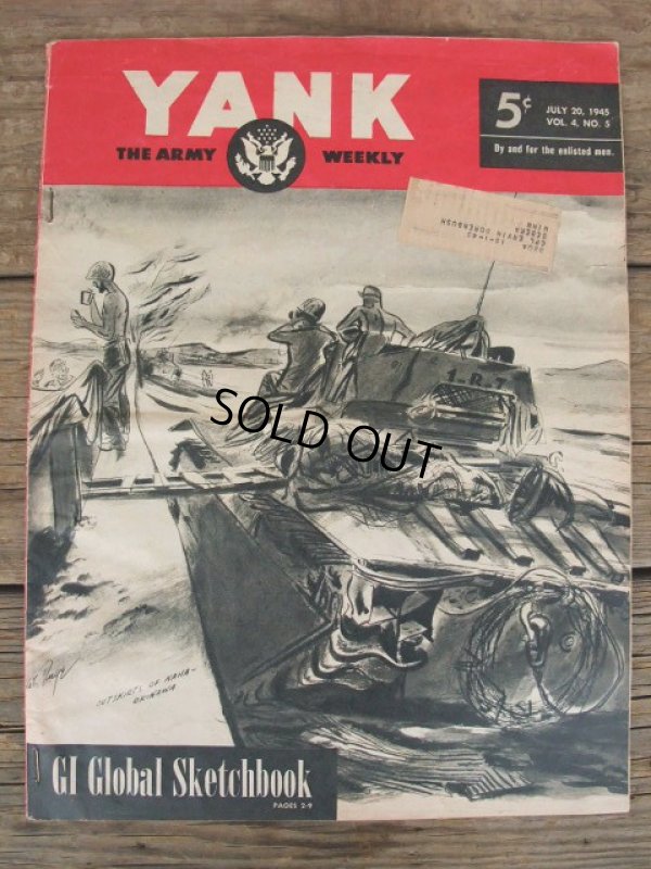 画像1: 40s YANK The Army Weekly Magazine / Vo4,No5 (NK-340) 