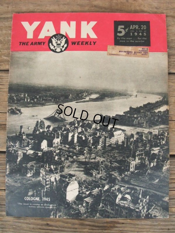 画像1: 40s YANK The Army Weekly Magazine / No44 (NK-333) 