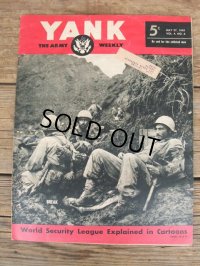 40s YANK The Army Weekly Magazine / Vo4,No6 (NK-341) 