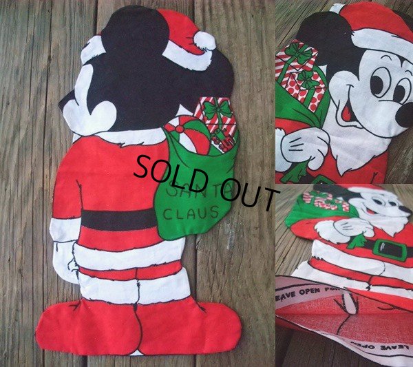 画像2: Mickey Vintage Fabric Pillow Cushion Panel (NK352) 