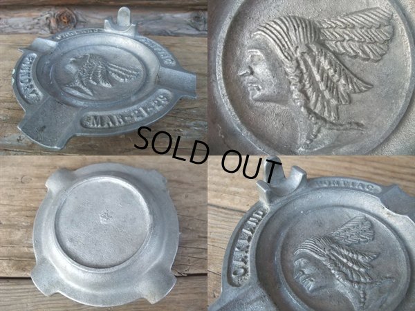 画像2: 20s Vintage Ashtray Indian (NK-358)