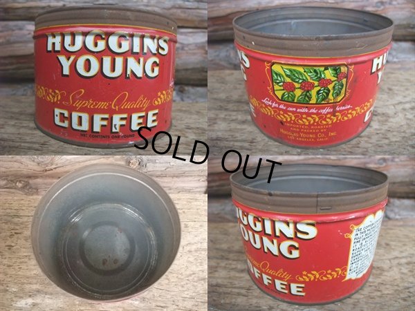 画像2: Vintage Huggins Young Coffee Tin Can (NK-383)