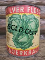 Vintage SILVER FLOSS Tin Can (NK-390)