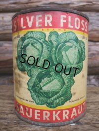 Vintage SILVER FLOSS Tin Can (NK-390)