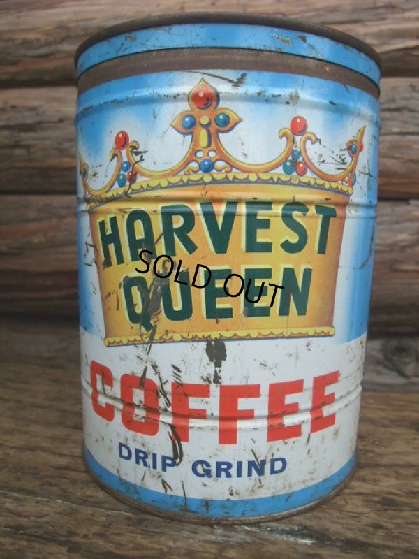 画像1: Vintage Harvest Queen Coffee Tin Can (NK-392)