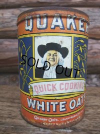 Vintage Quaker Oats Tin Can (NK389)