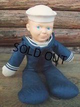 80s Vintage / Cracker Jack Sailor Jack 13' Doll (NK-432）